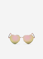 Kids Metal Heart Sunglasses