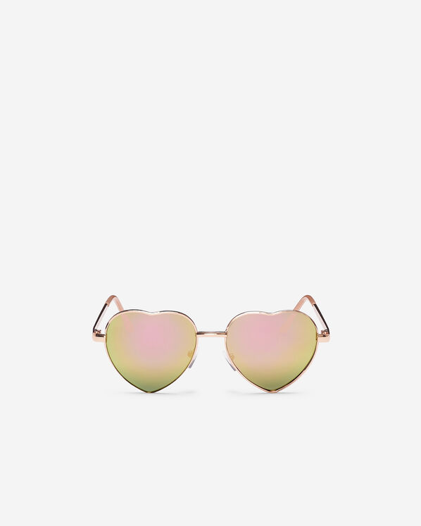 Kids Metal Heart Sunglasses