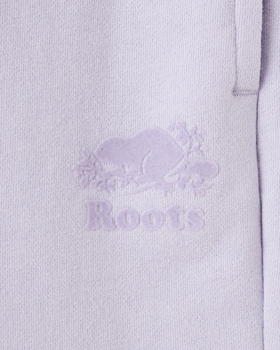 Short original long à taille haute en molleton de coton bio Cooper 6 po