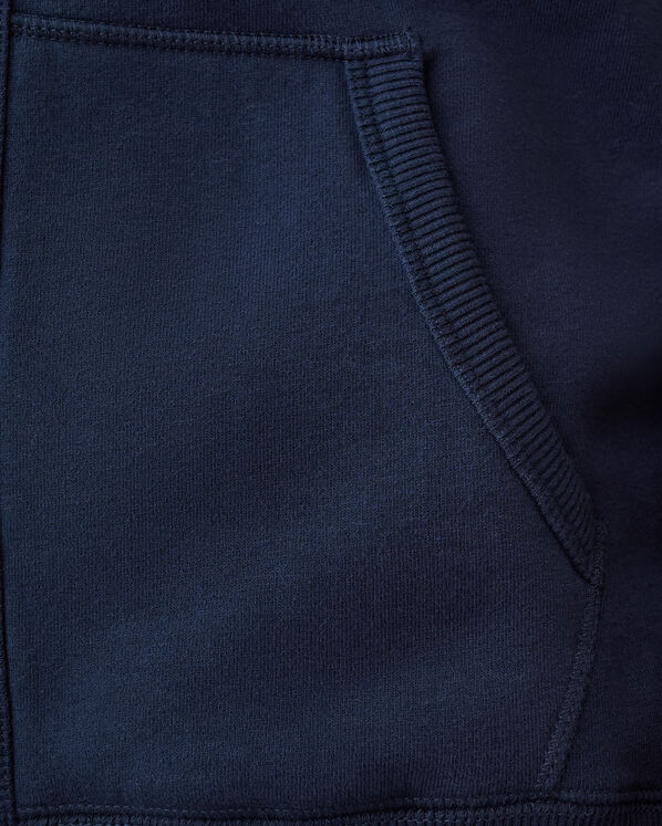 Chandail original à capuchon et glissièreen coton bio