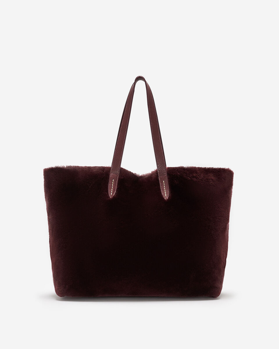 Shearling Carryall Tote