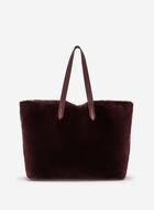 Shearling Carryall Tote