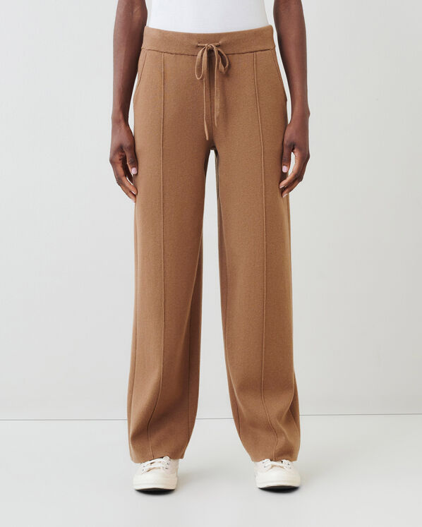 Pantalon large de détente de luxe