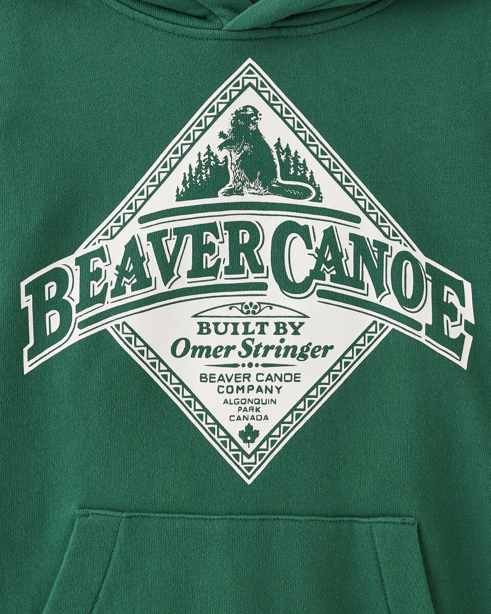 Kids Beaver Canoe Relaxed Hoodie