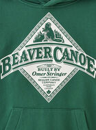 Kids Beaver Canoe Relaxed Hoodie