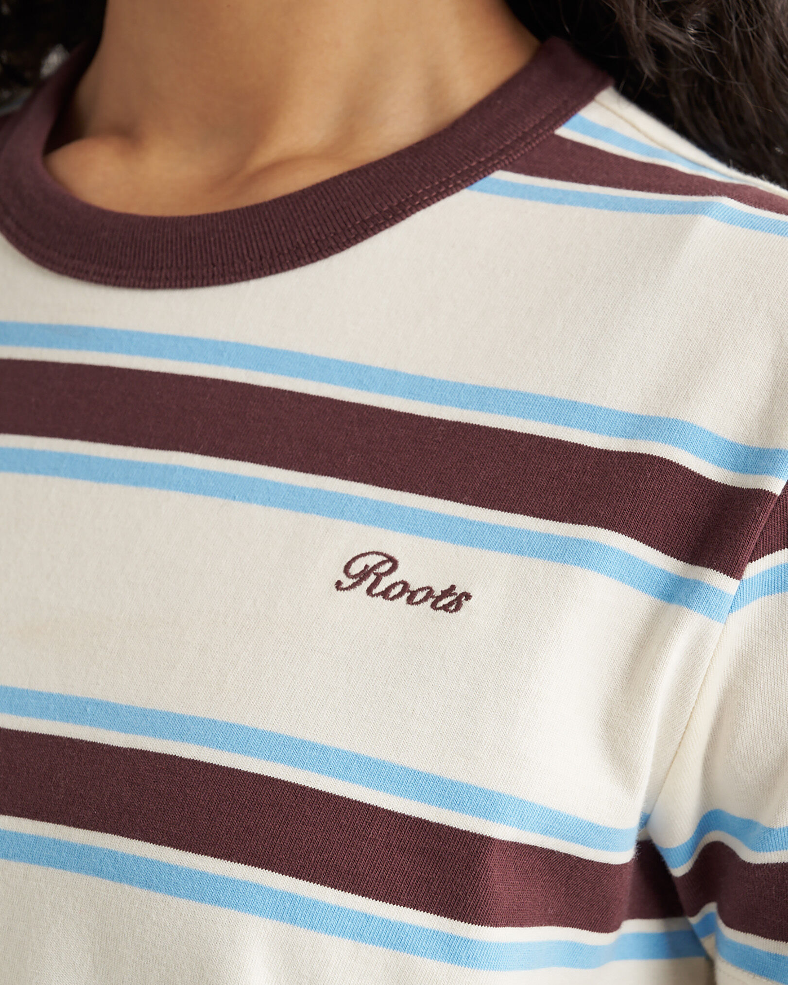 Womens Myrle Striped Short Sleeve T-Shirt