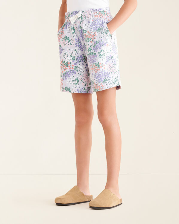 Short motif floral pour enfants