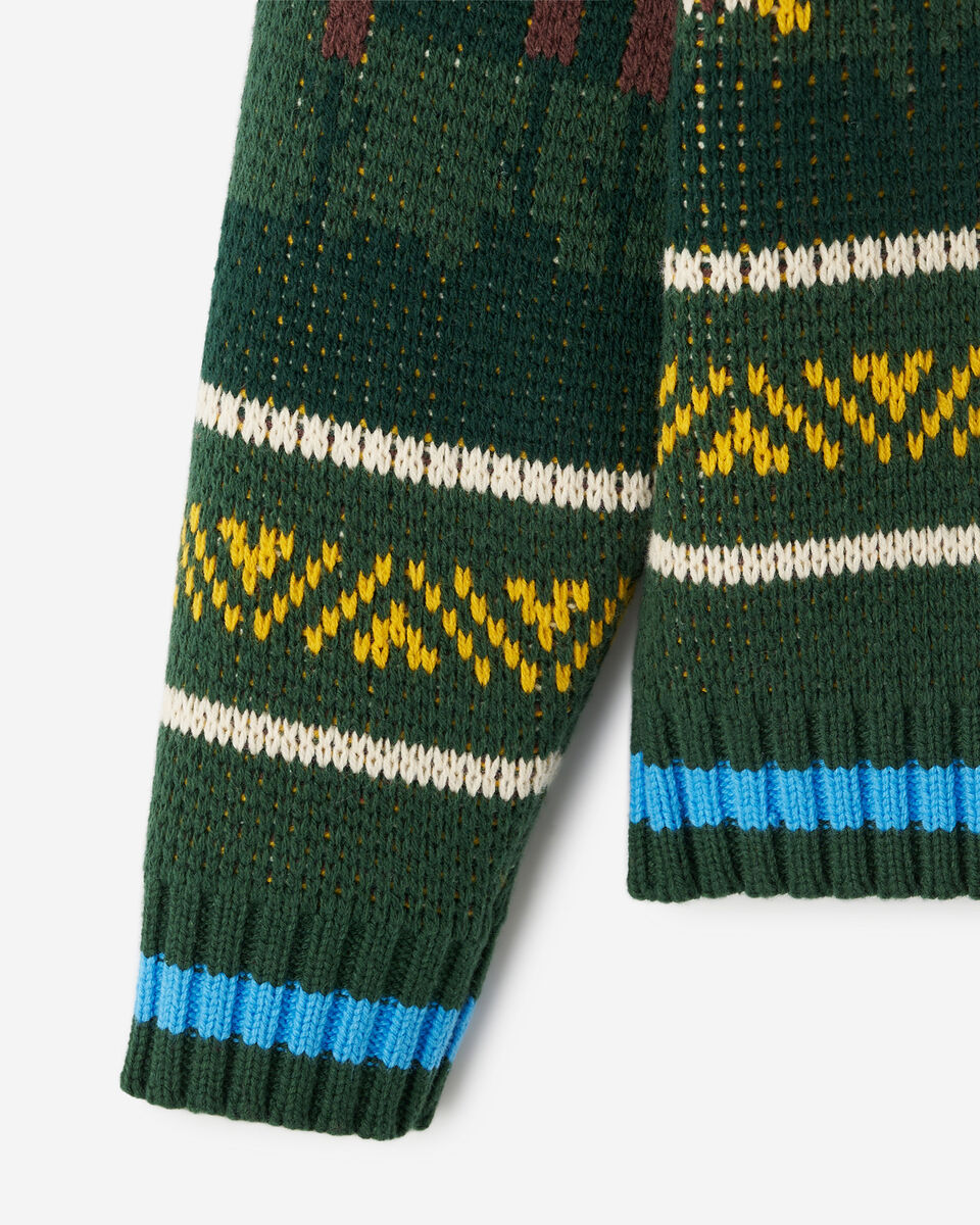 Toddler Cabin Shawl Fair Isle Cardigan