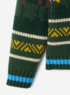 Toddler Cabin Shawl Fair Isle Cardigan