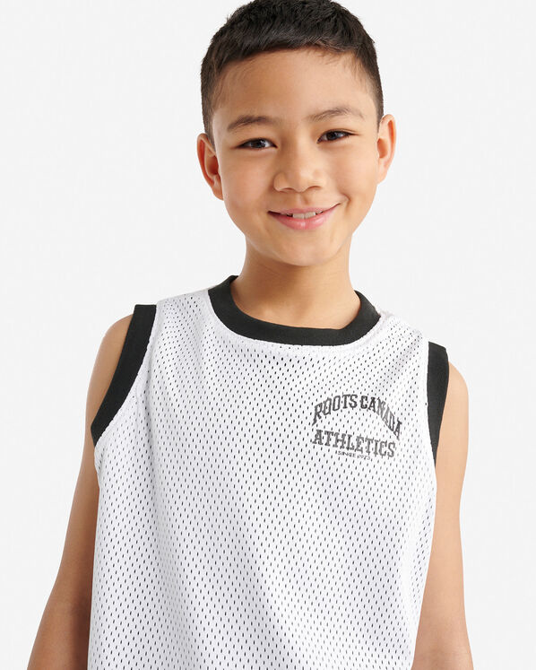Camisole réversible en filet pour enfants Camisole réversible en filet pour enfants