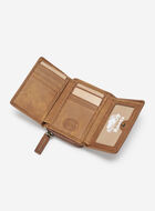 Petite Pochette Trois Comp en cuir Tribe