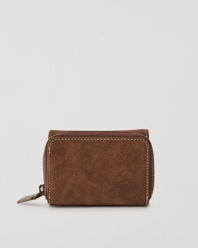 Roots Small Trifold Clutch Tribe. 2