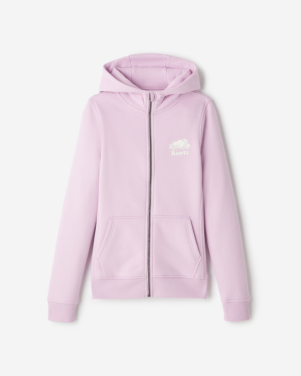 Chandail &agrave; capuchon et glissi&egrave;re ajust&eacute; en coton biologique Cooper