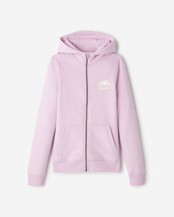 Chandail &agrave; capuchon et glissi&egrave;re ajust&eacute; en coton biologique Cooper