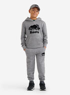 Chandail kangourou original à capuchon en coton bio pour enfants