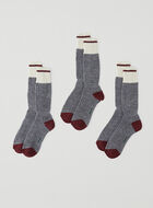 Mens Roots Pop Cabin Sock 3 Pack