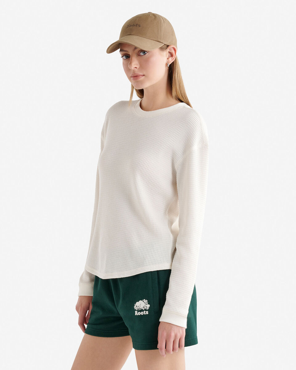 Waffle Long Sleeve Top