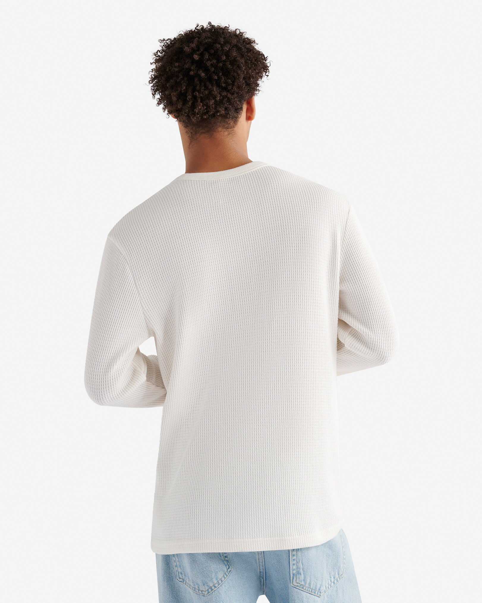 Waffle Long Sleeve Crew