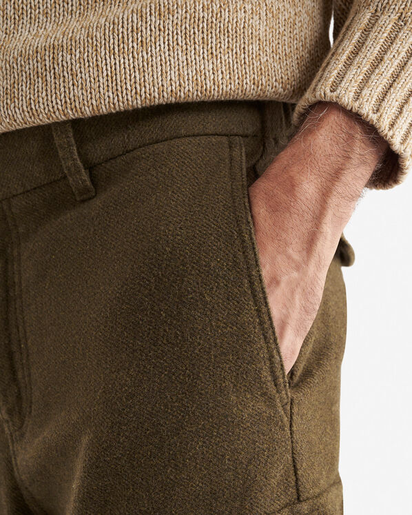 Pantalon cargo décontracté en moleskine Pantalon cargo décontracté en moleskine