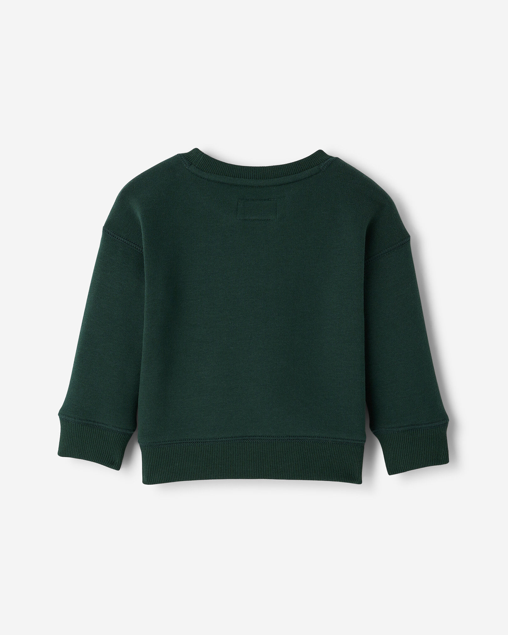 Baby Plaid Applique Crew