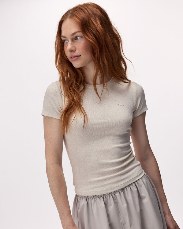 Roam Rib Fitted Short Sleeve Top
