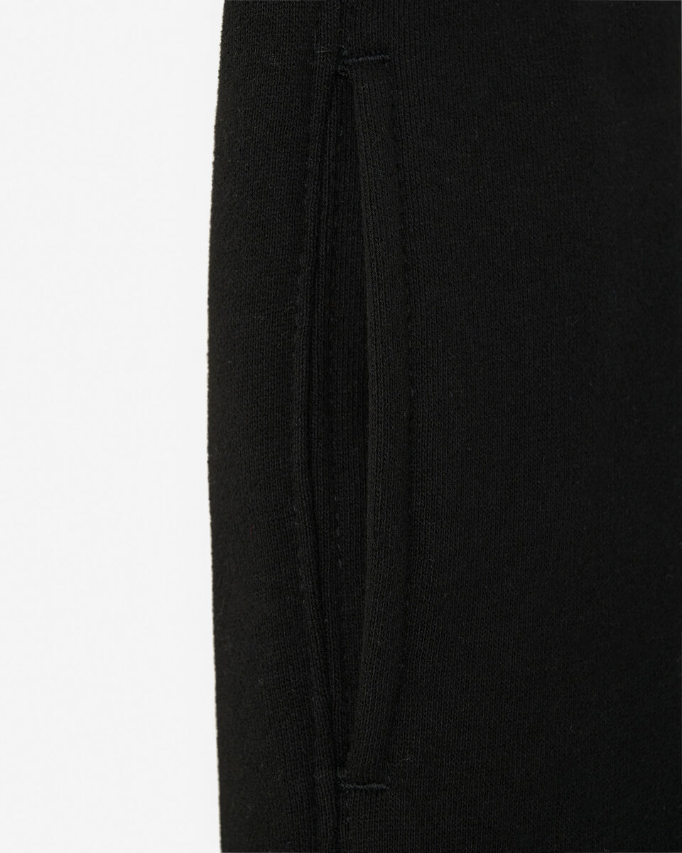 Pantalon ajusté à cheville côtelée en molleton de coton bio pour fille