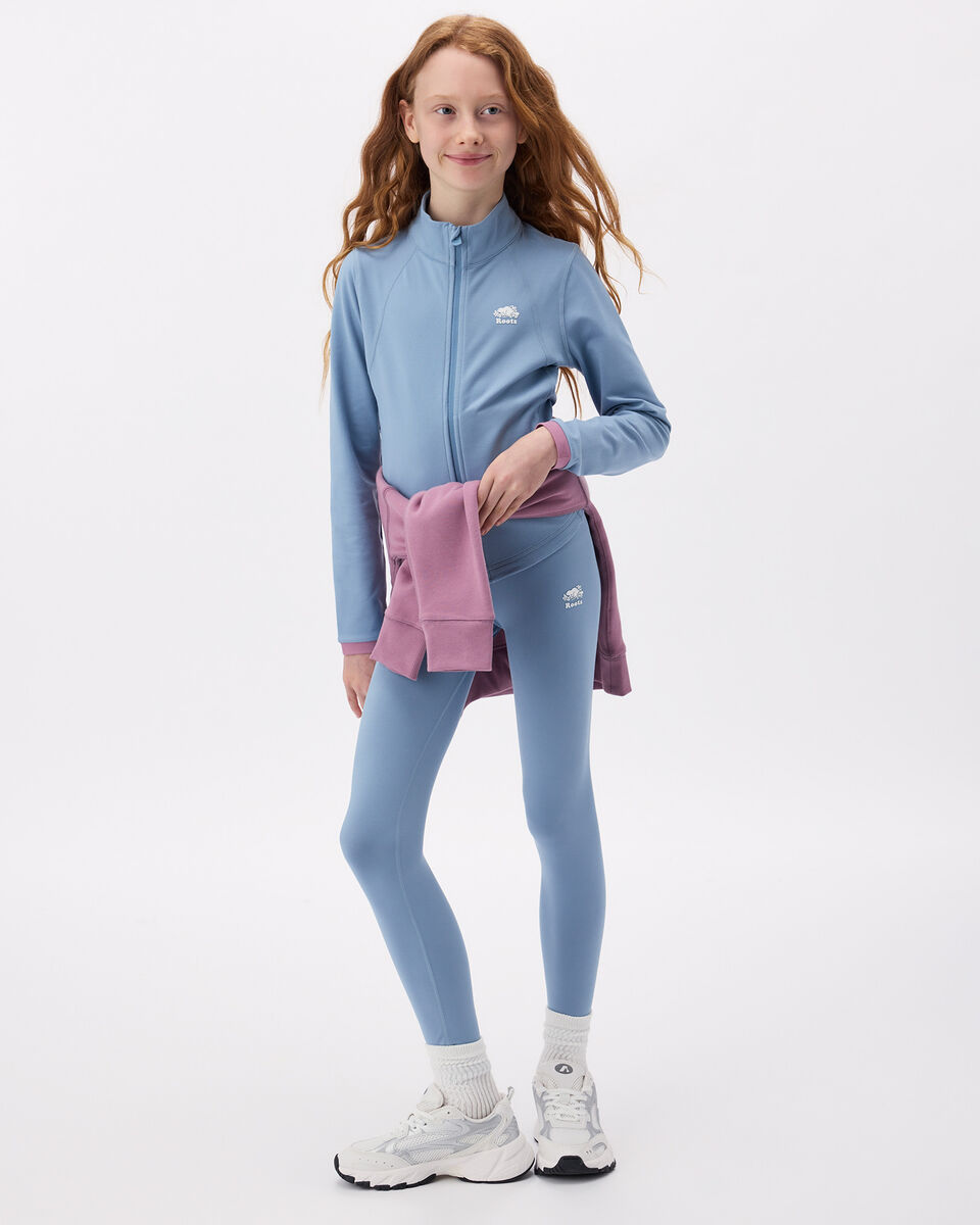 Girls Active Fitted Track Jacket