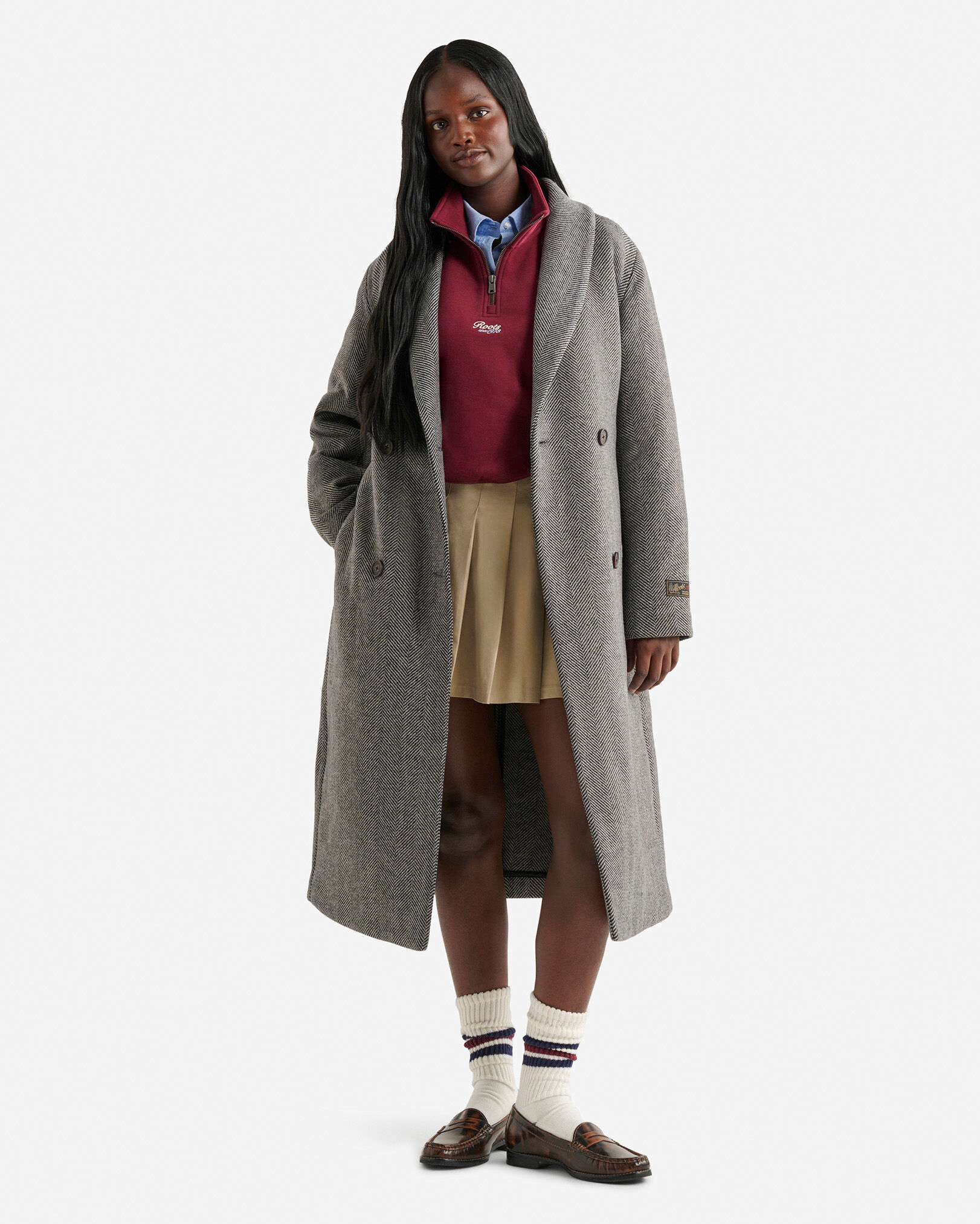 Alma Long Coat | Roots