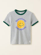 T-shirt à bordures contrastantes Beaver Canoe pour enfants