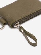 Pochette à glissière en cuir Cervino