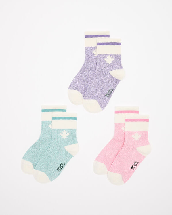 3 paires de chaussettes Érable Cabane pour enfants