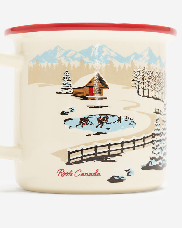 Roots Winter Village Mug