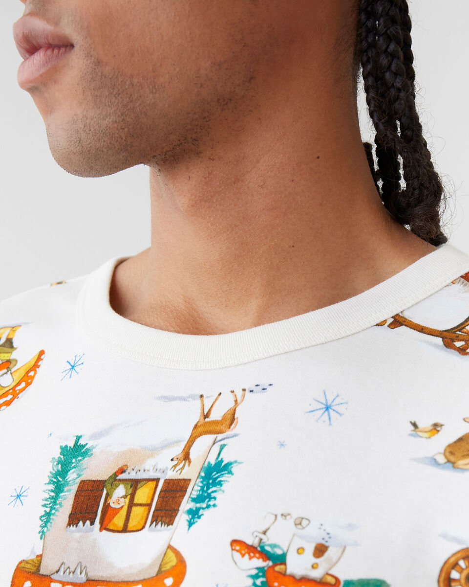 Mens Winter Wonderland Pajama Top