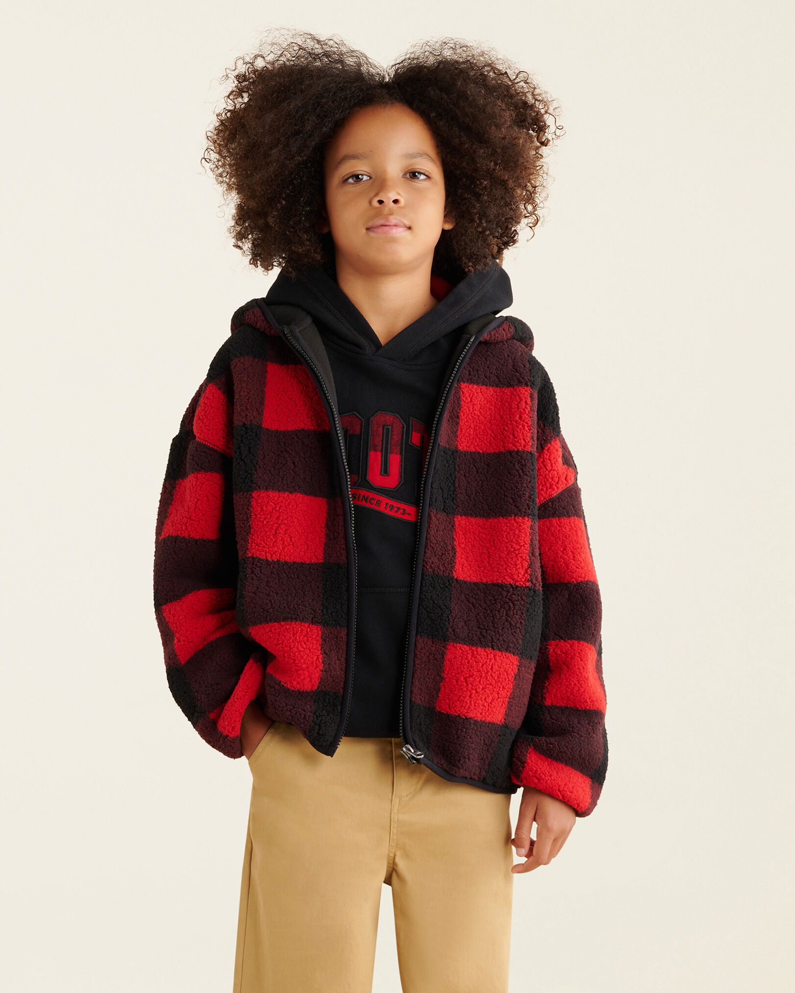 Kids top fleece hoodie