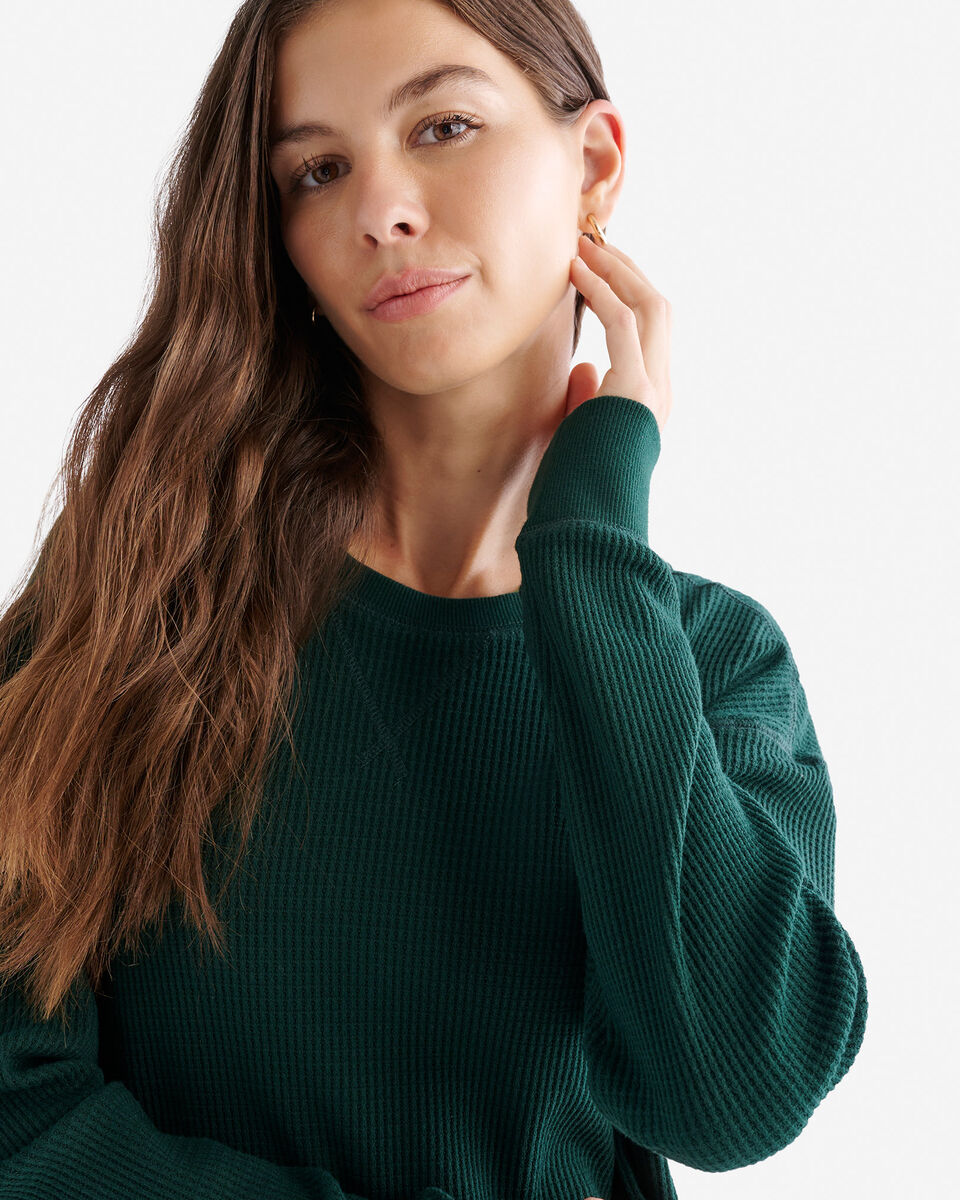 Waffle Long Sleeve Top