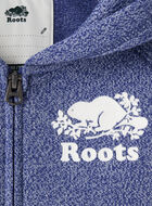 Chandail original &agrave; capuchon et glissi&egrave;re en jersey bouclette de coton bio pour enfants