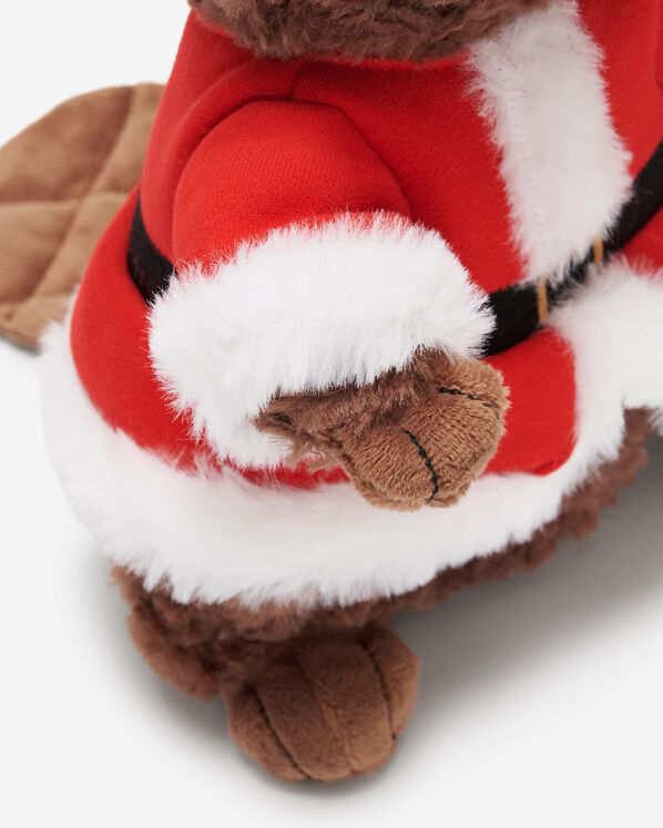 Santa Beaver Stuffie