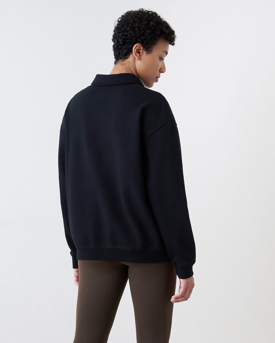 Organic Cooper Relaxed Polo Sweatshirt