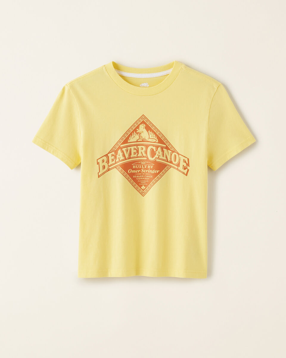 T-shirt décontracté Beaver Canoe pour enfants