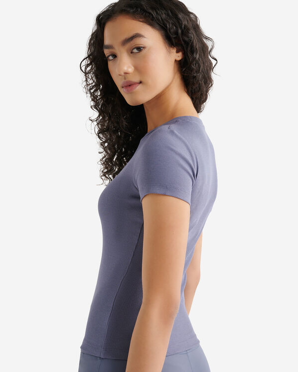 Roam Rib Fitted Short Sleeve Top