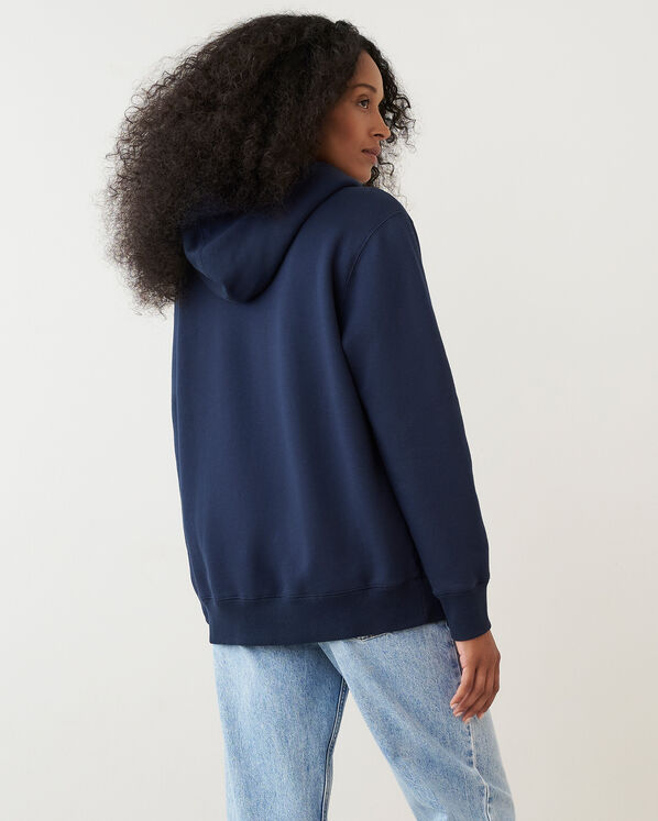 Chandail original à capuchon et glissièreen coton bio