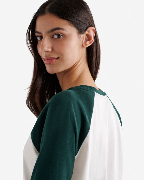 Womens Organic Cooper Baseball T-shirt