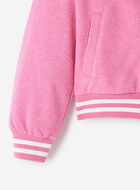 Girls Cooper Sparkle Varsity Jacket