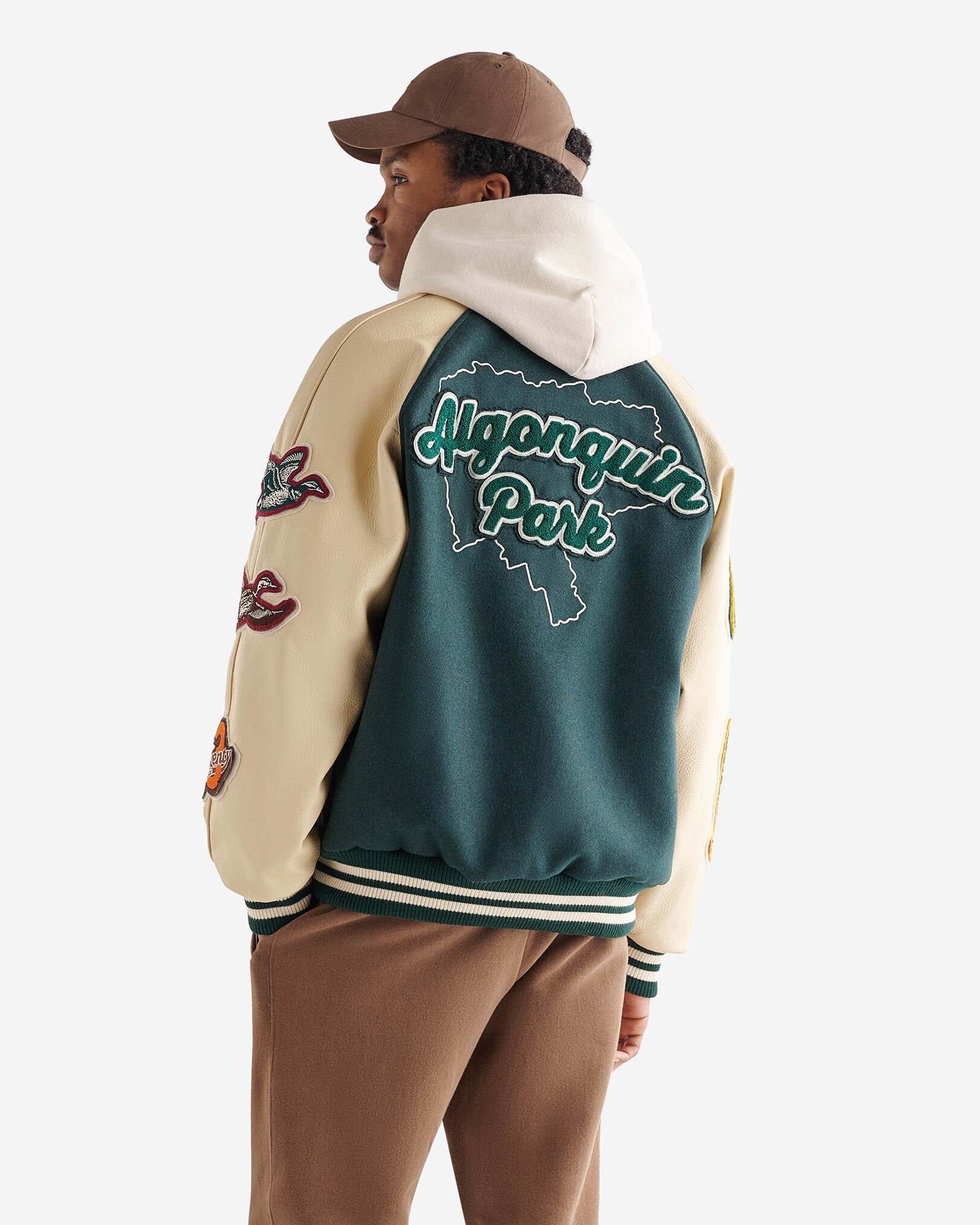 Jersey jacket with hood top