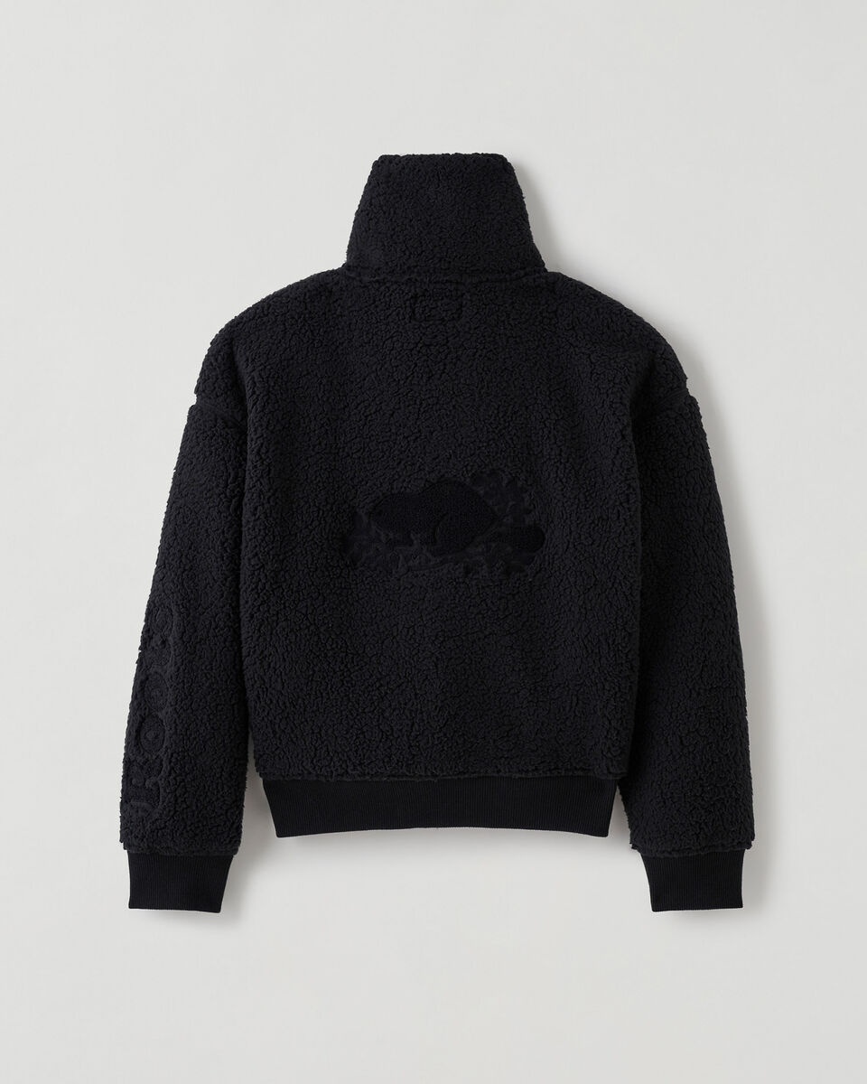 Girls Sherpa Zip Cardigan