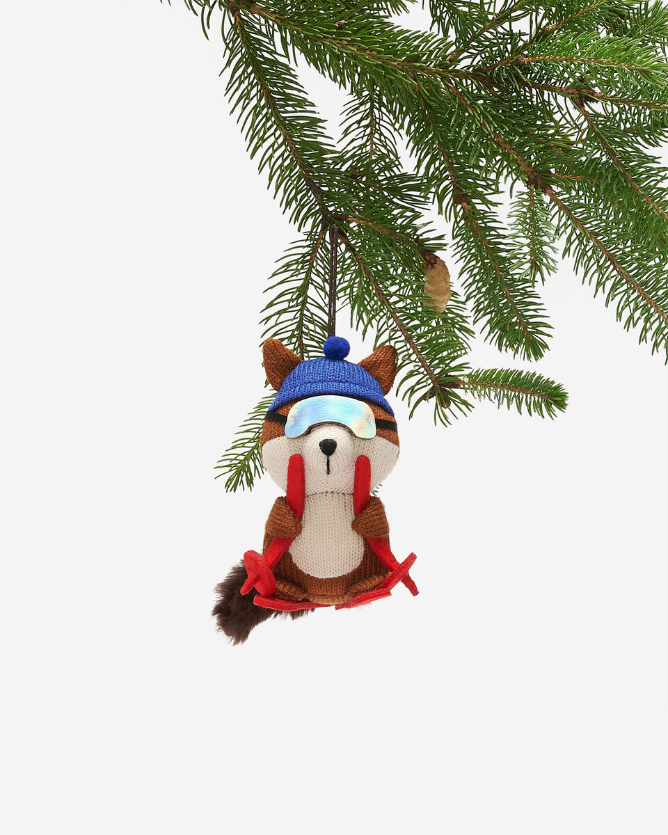 Skiing Squirrel Ornament