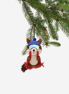 Skiing Squirrel Ornament