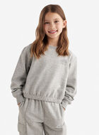 Girls Cozy Cinched Crew Sweatshirt