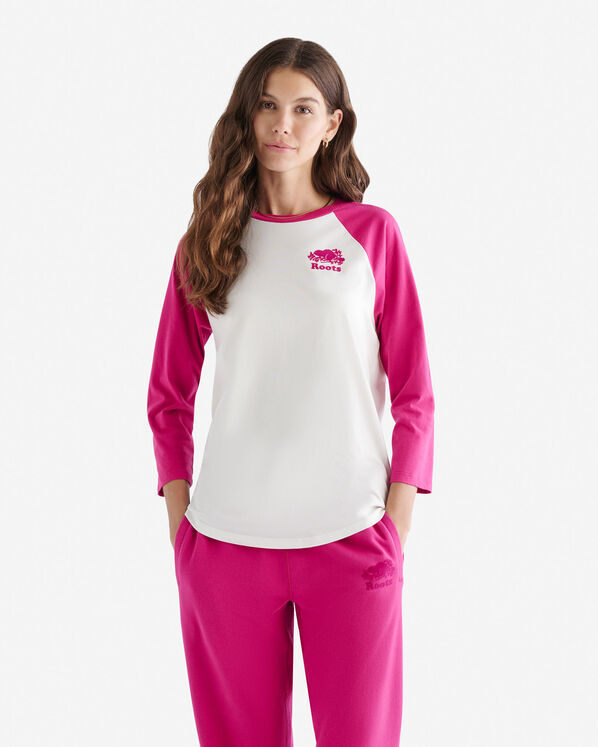 Womens Organic Cooper Baseball T-shirt