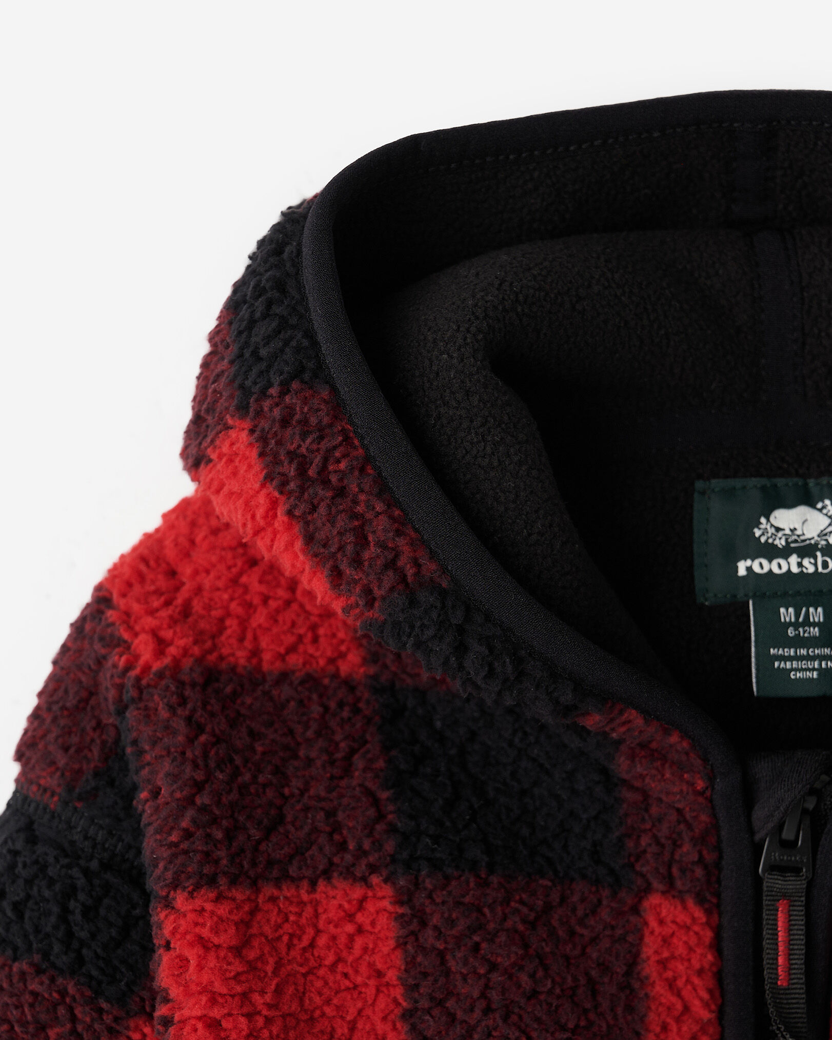 Baby Shearling Fleece Zip Hoodie